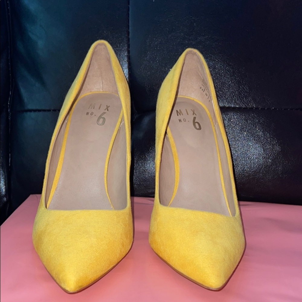 Mix No. 6 Yellow Heeled Shoes​
